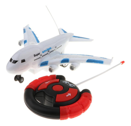Controle Remoto Aerobus Rc Crianças Presentes Azul