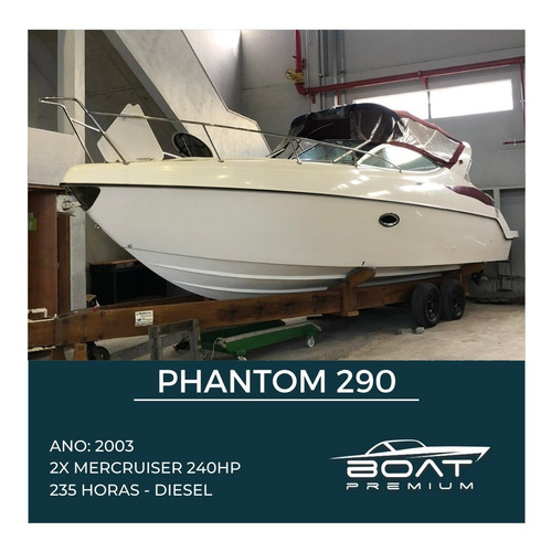 Phantom 290, 2003, 2x Mercruiser 240hp -cimitarra - Phantom