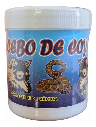 Pomada 125 Gr Cebo De Coyote Con Aceite De Víbora 2 Piezas Neutra