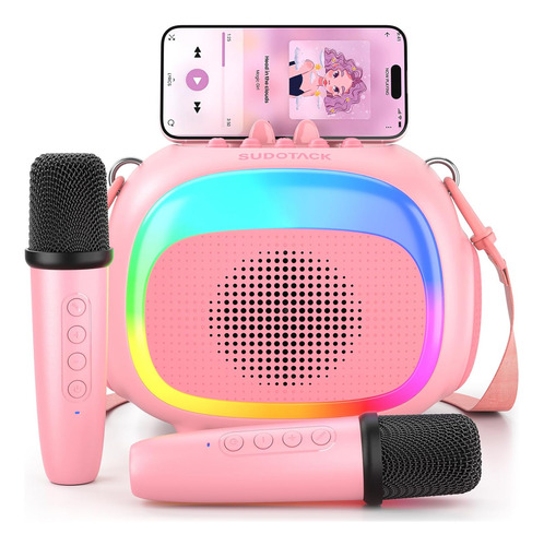 Mini Máquina Karaoke Portátil Bluetooth Para Niños