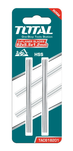 Set 2 Hojas Para Garlopa, Cepillo Eléctrico Total