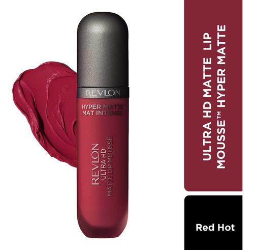 Labial Revlon Ultra Hd Larga Duración Red Hot