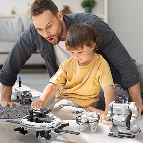 Stem Toys Kit De Robot Solar 6 En 1 Para Niños, Aprendizaje