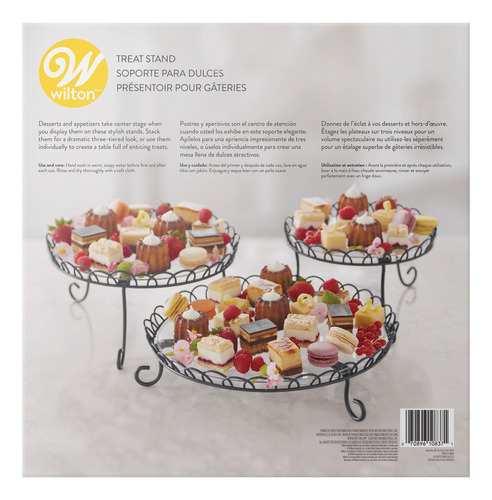 Soporte De 3 Niveles 13'' Para Postres Wilton Con Base En