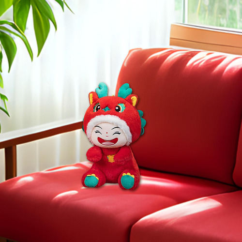 Muñeco De Peluche De Dragón, Animal De Riendo A Carcajadas