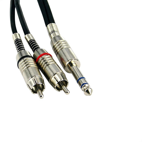 Cabo P10 Estéreo Para 2 Rca, Santo Ângelo - 70 Mt