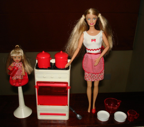 Barbie Diversión Cocinando Con Kelly De Mattel #45