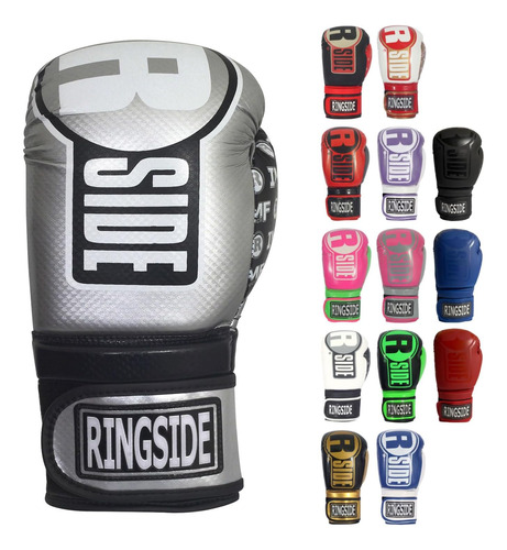 Guantes De Boxeo Ringside S/m Silver/black