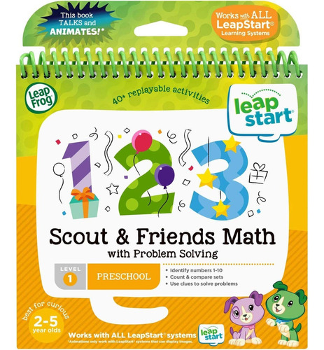 Libro De Matemáticas Leapfrog Leapstart 3d Scout &amp; Frien