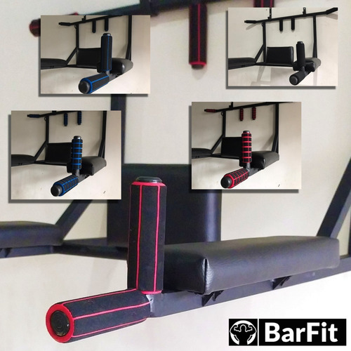 Imagen 7 de 8 de Barra Para Ejercicio Multifuncional (dominadas, Fondos) Gym