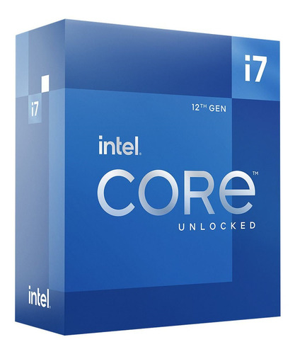 Procesador Intel Core I7 12700f 12th 11700 Tranza