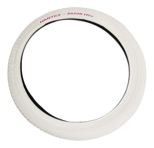 Cubierta Blanca Para Rodado 20x2.125 Marca Hartex Razor 