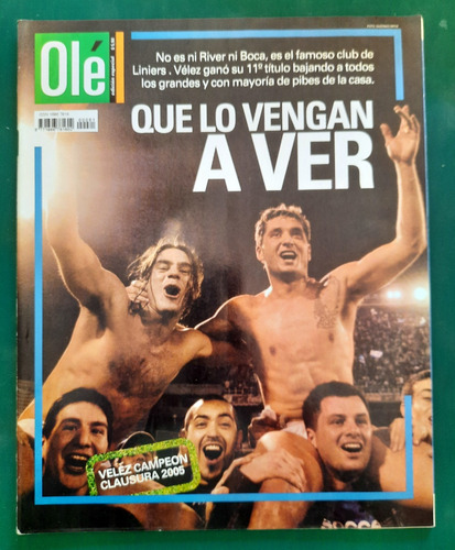 Revista Especial Olé Velez Campeon Clausura 2005