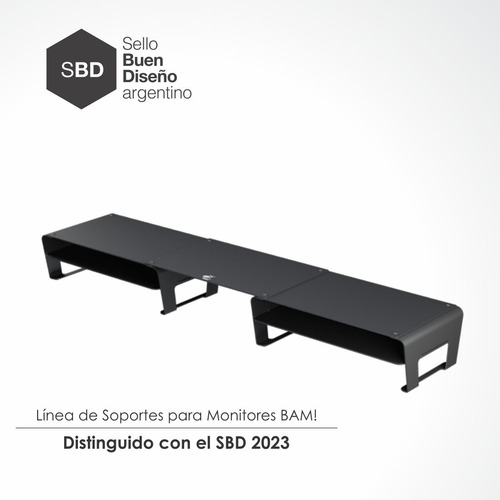 Soporte Monitores Sistema Bam M4a-980-sl Acero - Premium!!!