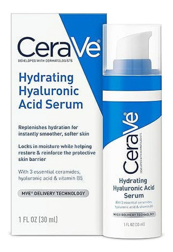 Cerave Hyaluronic Acid Face Serum | 1 Oz | Hydrating Serum F