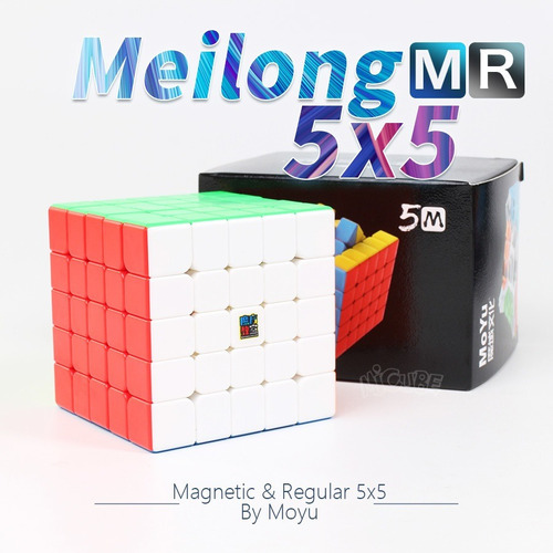 Cubo Rubik Profesional 5x5 Moyu 5m Meilong Magnetic 2020