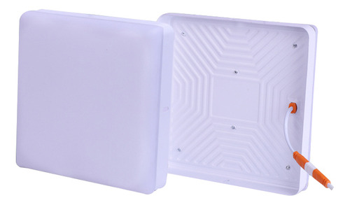 Panel Led Mafi Cuadrado Superficial Borde Infinito 24w 85/26
