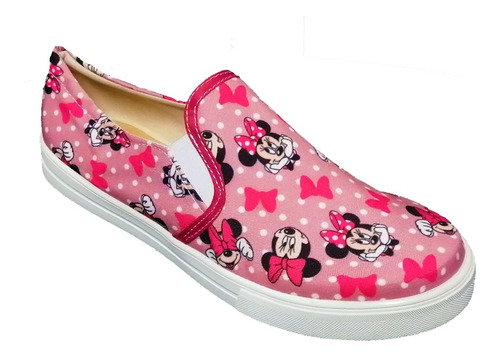 Tenis Zapato Mimie Mouse Lona Moda Casual Envio Full