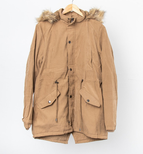 Imagen 6 de 9 de Campera Parka Hombre Gabardina Interior Corderito Importada