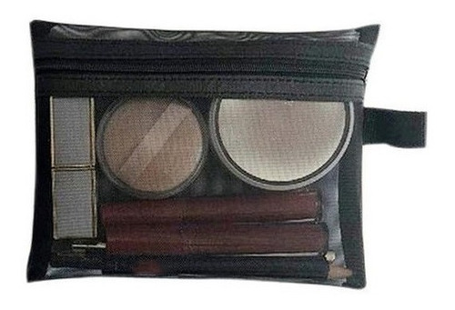 Necessaire Multiuso Tela Organizadora De Objetos Bolsa Mala Cor Preto