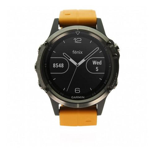 Relogio Gps Garmin Fenix 5 Plus Safira Titanio Monito Cardio