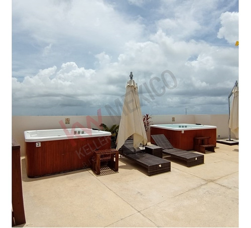 Departamento En Venta En Segundo Piso En Playa Del Carmen Con Excelentes Amenidades