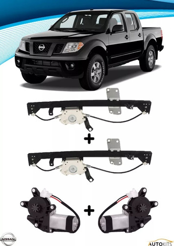 Par Maquina Vidro Elétrico Frontier Após 2007 Trs Com Motor