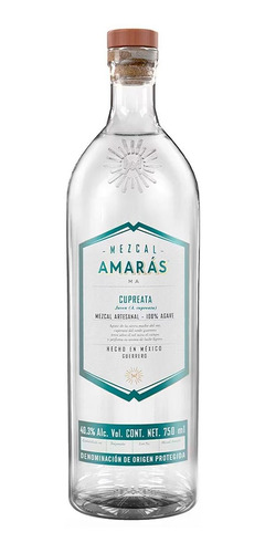 Mezcal Amarás Joven Cupreata 750 Ml