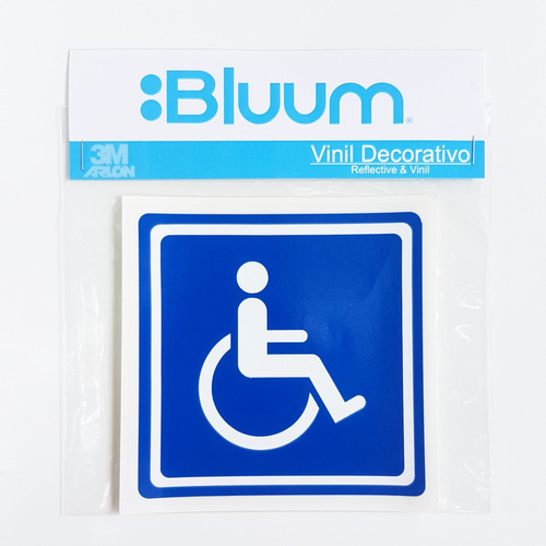 Señal Discapacitados - Reflejante - Sticker