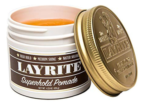 Cera Fijadora Para El Cabello Layrite Superhold Pomade