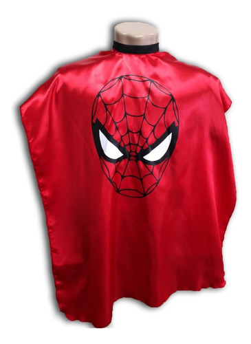 Capa De Corte Infantil Super Herois Otima Qualidade Cor Vermelho Homem Aranha