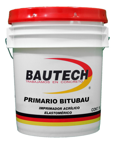 Primario Bitubau Imprimador Base Agua Impermeables 19 Lts Color Café