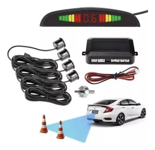 Sensor De Estacionamiento Ultrasónico Display Sonido W-a43