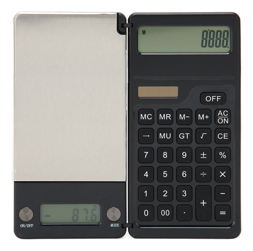 Calculadora Portátil Electrónica Con Báscula Solar De 0,1 G