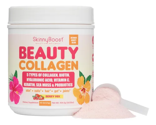 Mezcla De Belleza Colágeno Bayas 5 Tipos Colágeno Musgo Mari