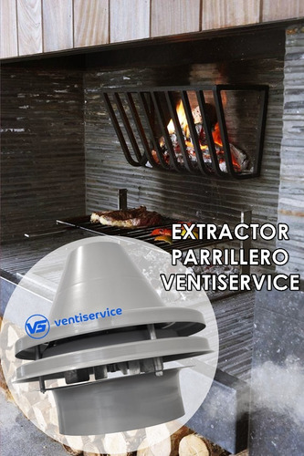 Extractor Para Parrilla Ø 8 I 20 Cm Potenciado Envio Gratis