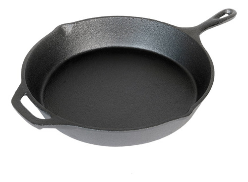 Sartén Fierro Fundido Con Vaciador 30 Cms Cocina Gourmet