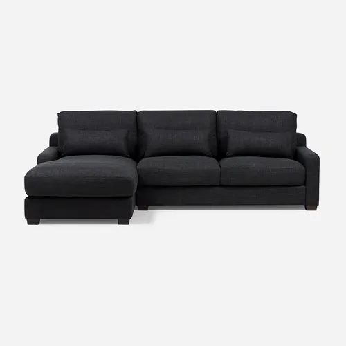 Sofá Seccional Izquierdo Soroa Small Tela Charcoal