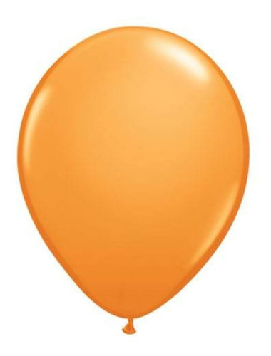 Balão Aniversário Qualatex Sensacional 12 Polegadas 15und Cor Laranja