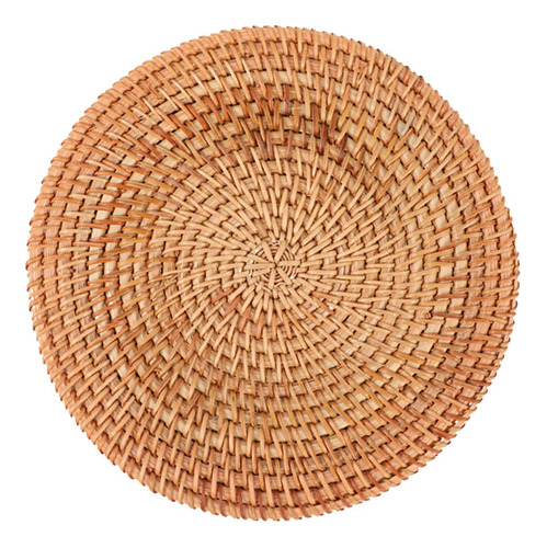 Placemats Redondos De Rattan, Copos, Tapete 20cm