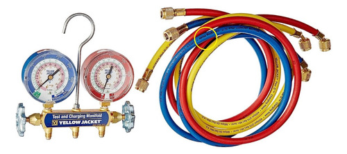Juego Manometros Refrigeracion Manifold R410 R22 R404 42004