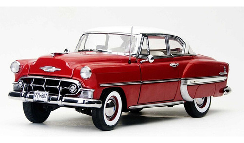 Chevrolet Bel Air 1953 Rojo Escala 1:18 Sun Star