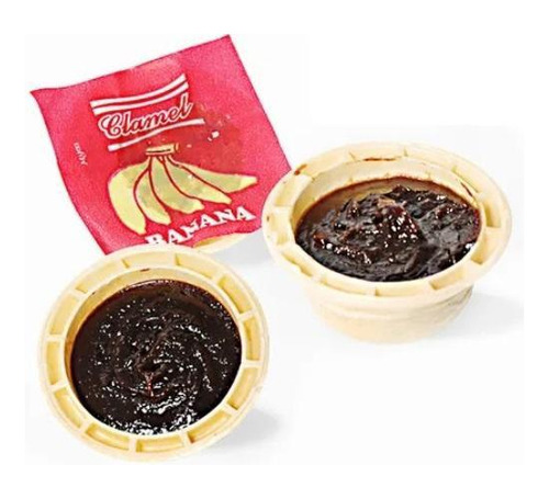 Caixa Com 200 Doces Copo De Banana Infância