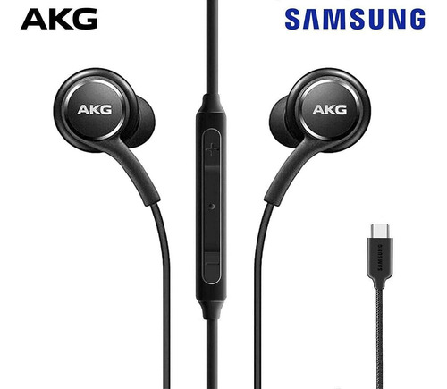 Auriculares Samsung Akg Original Usb Tipo C Negros