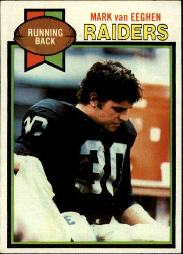 1979 Topps 90 Mark Van Eeghen Oakland Raiders Nfl Tarjeta De