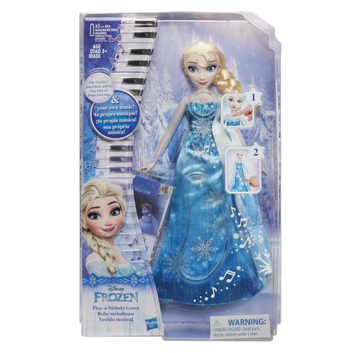 Muñeca De Frozen Elsa Vestido Musical Toca La Cancion Hasbro