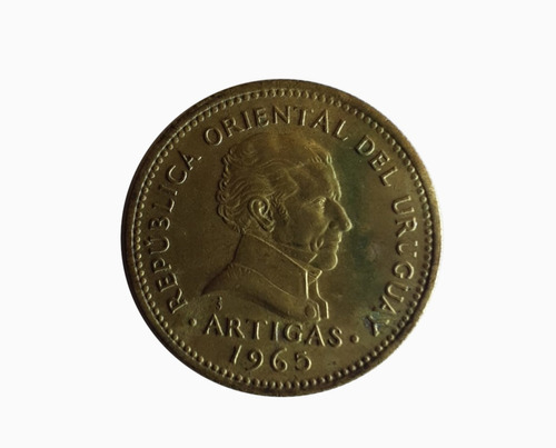 Moneda Uruguay 1965 10 Pesos