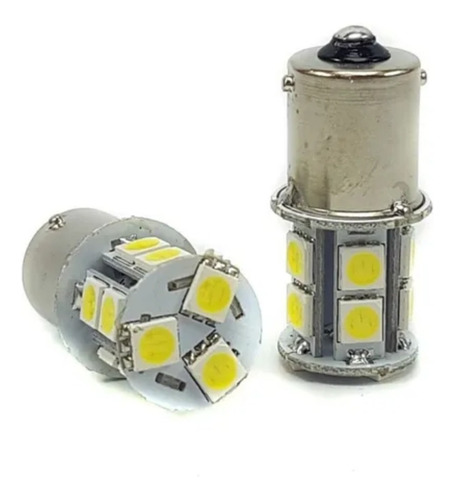 Lampara 12v 1 Polo Flash 13 Leds 5050  Blancas. X2