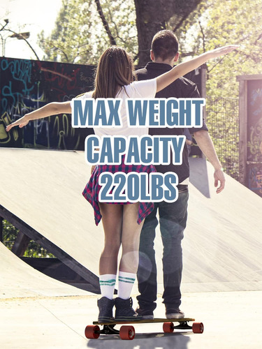 41 Pulgadas Drop-through Longboard Skateboard Cruiser