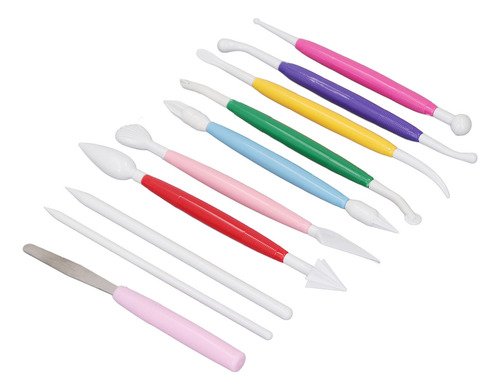 Juego De Herramientas Para Fondant Para Tartas, 10 Piezas, P